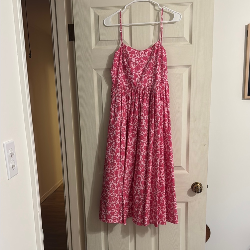 J. Crew Pink Floral Dress